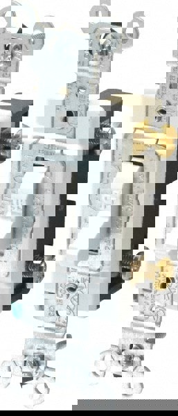 1 Pole, 120 to 277 VAC, 20 Amp, Commercial Grade Toggle Wall Switch